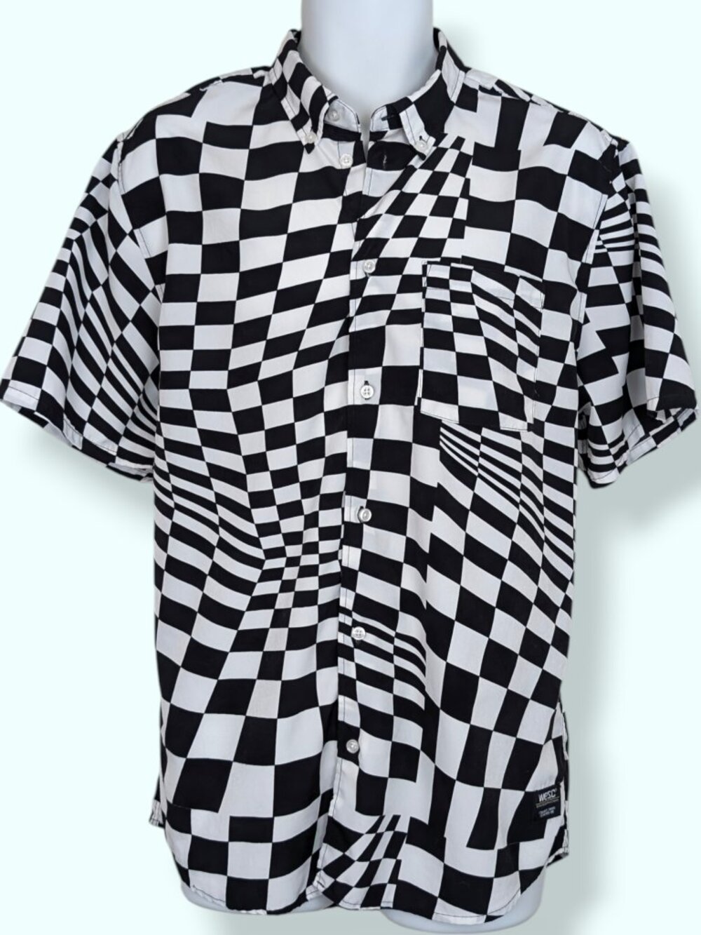 WESC Oden Wy Warp Wasted Youth Checkered Shirt